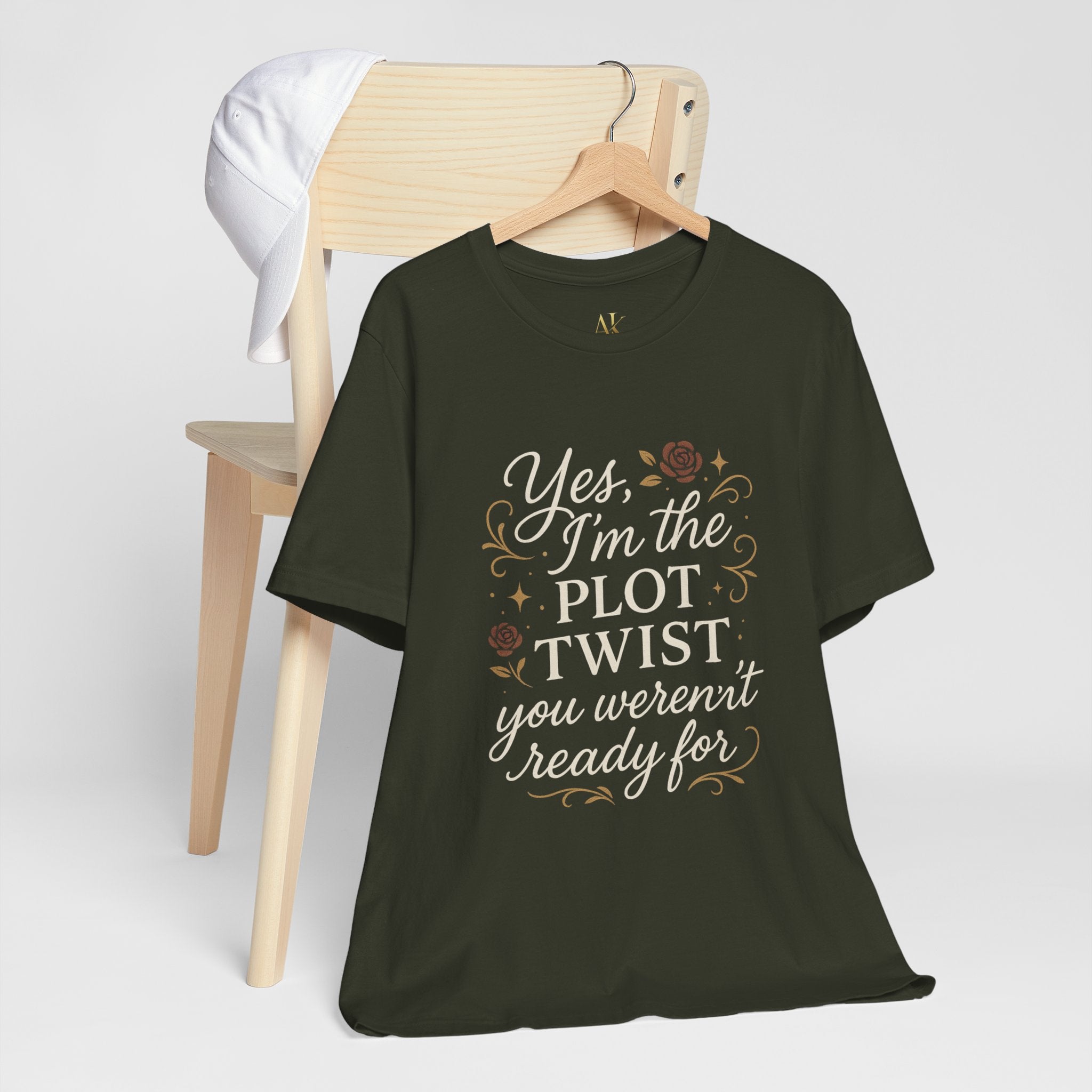Plot Twist Graphic Tee for Book Lovers, Unique Gift for Readers, Casual Wear, Literary Humor Shirt, Fun Quote Tee